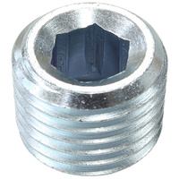 AF979-04 - 1/4" NPT PORT PLUG STEEL ZINC