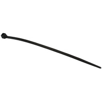 Aeroflow Heat Resistant Cable Ties 2.5mm x 100mm 1000 Pack Nylon 46 Black