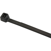 Aeroflow Standard Cable Ties 4.8mm x 200mm 25 Pack Nylon 66 Black
