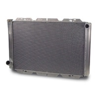 AFCO Universal Fit Cross Flow Aluminium Radiator for Ford Style Natural Satin Finish 31" x 19" RH Inlet LH outlet AFC80102FN