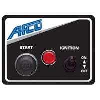 AFCO Switch Panel Ignition Switch/Starter Button with Light 3''x4'' AFC85011B