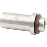 Aeroflow #6 Air Conditioning Stainless Steel Weld On Line End - Male Barb End with O-Ring, Suits #6 Air Conditioning Fittings