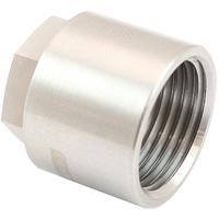 Aeroflow #8 Air Conditioning Male Stainless Steel Weld On Nut - Suits #10 Air Conditioning Fittings