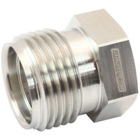 Aeroflow #10 Air Conditioning Male Stainless Steel Weld On Nut - Suits #10 Air Conditioning Fittings