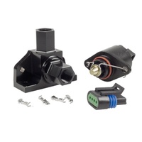 Raceworks Remote Idle Speed Control Billet Alloy Block Kit Black ALY-056BK