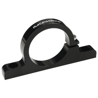 Raceworks 50mm Billet Fuel Filter Bracket Black ALY-076BK