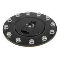 Raceworks Black Billet Aluminium Flush Fuel Cell Cap ALY-078BK