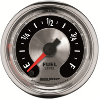 Auto Meter Gauge American Muscle Fuel Level 2 1/16 in. Programmable Analog Each AMT-1209