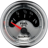 Auto Meter Gauge American Muscle Fuel Level 2 1/16 in. 0-90 Ohms Electrical Analog Each AMT-1214