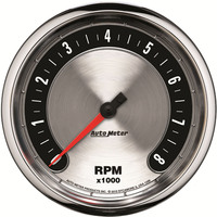 Auto Meter Gauge American Muscle Tachometer 5 in. 0-8K RPM In-Dash Analog Each AMT-1299