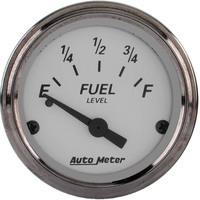 Auto Meter Gauge American Platinum Fuel Level 2 1/16 in. 0-90 Ohms Electrical Each AMT-1904
