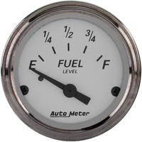 Auto Meter Gauge American Platinum Fuel Level 2 1/16 in. 73-10 Ohms Electrical Each AMT-1905