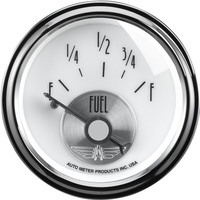 Auto Meter Gauge Prestige Fuel Level 2 1/16 in. 0-90 Ohms Electrical Pearl Each AMT-2015