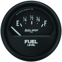 Auto Meter Gauge Autogage Fuel Level 2 5/8 in. 73-10 Ohms Electrical Black Each AMT-2315