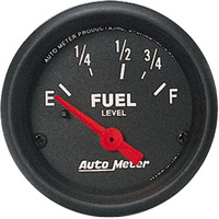 Auto Meter Gauge Z-Series Fuel Level 2 1/16 in. 0-90 Ohms Electrical Each AMT-2641