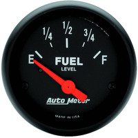 Auto Meter Gauge Z-Series Fuel Level 2 1/16 in. 0-30 Ohms Electrical Analog Each AMT-2648