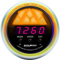 Auto Meter Gauge Sport-Comp Tachometer Digital RPM w/ LED Shift Light Each AMT-3387