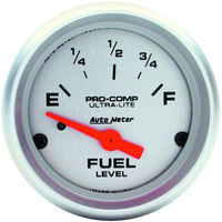 Auto Meter Gauge Ultra-Lite Fuel Level 2 1/16 in. 240-33 Ohms Electrical Analog Each AMT-4316