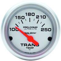 Auto Meter Gauge Ultra-Lite Transmission Temperature 2 1/16 in. 100-250 Degrees F Electrical Each AMT-4357