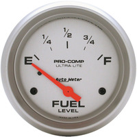 Auto Meter Gauge Ultra-Lite Fuel Level 2 5/8 in. 0-30 Ohms Electrical Analog Each AMT-4417