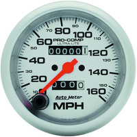 Auto Meter Gauge Ultra-Lite Speedometer 3 3/8 in. 160mph Mechanical Analog Each AMT-4493