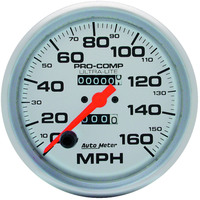 Auto Meter Gauge Ultra-Lite Speedometer 5 in. 160mph Mechanical Analog Each AMT-4495