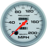 Auto Meter Gauge Ultra-Lite Speedometer 5 in. 200mph Mechanical Analog Each AMT-4496