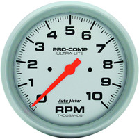 Auto Meter Gauge Ultra-Lite Tachometer 5 in. 0-10K RPM In-Dash Each AMT-4498