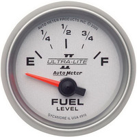 Auto Meter Gauge Ultra-Lite II Fuel Level 2 1/16 in. 240-33 Ohms Electrical Analog Each AMT-4916