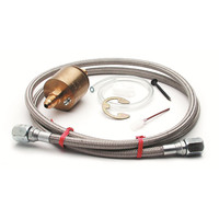 Auto Meter FUELP ISOLATOR KIT FOR 100psi GA BRASS INCL. 4ft. #4 BRAIDED STAINLESS LINE AMT-5282