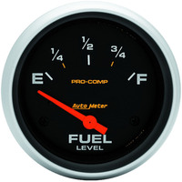Auto Meter Gauge Pro-Comp Fuel Level 2 5/8 in. 240-33 Ohms Electrical Analog Each AMT-5417