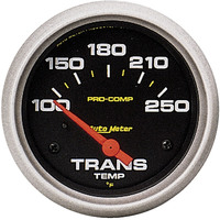 Auto Meter Gauge Pro-Comp Transmission Temperature 2 5/8 in. 100-250 Degrees F Electrical Analog Each AMT-5457