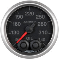 Auto Meter Gauge Elite Series Oil Temperature 2 1/16 in. 340 Degrees F Stepper Motor W/Peak & Warn Analog Each AMT-5640