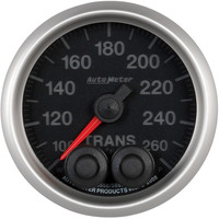 Auto Meter Gauge Elite Series Transmission Temperature 2 1/16 in. 260 Degrees F Stepper Motor W/Peak & Warn Analog Each AMT-5658