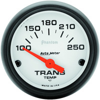 Auto Meter Gauge Phantom Transmission Temperature 2 1/16 in. 100-250 Degrees F Electrical Each AMT-5757