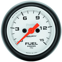Auto Meter Gauge Phantom Fuel Pressure 2 1/16 in. 15psi Digital Stepper Motor Analog Each AMT-5761