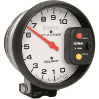 Auto Meter Gauge Phantom Tachometer 5 in. 0-10K RPM Pedestal w/ Peak RPM Memory Analog Each AMT-5795