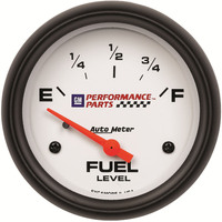 Auto Meter Gauge Fuel Level 2 5/8 in. 0-90 Ohms Electrical GM Performance White Each AMT-5814-00407
