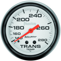 Auto Meter Gauge Phantom Transmission Temperature 2 5/8 in. 140-280 Degrees F Mechanical Analog Each AMT-5851