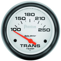 Auto Meter Gauge Phantom Transmission Temperature 2 5/8 in. 100-250 Degrees F Electrical Analog Each AMT-5857