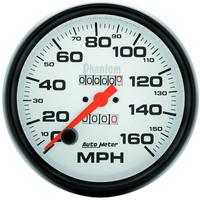 Auto Meter Gauge Phantom Speedometer 5 in. 160mph Mechanical Analog Each AMT-5895