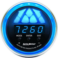 Auto Meter Gauge Cobalt Tachometer Digital RPM w/ LED Shift Light Each AMT-6187
