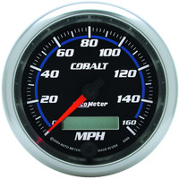Auto Meter Gauge Cobalt Speedometer 3 3/8 in. 160mph Electric Programmable Digital Each AMT-6288