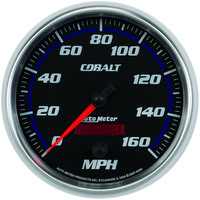 Auto Meter Gauge Cobalt Speedometer 5 in. 160mph Electric Programmable Each AMT-6289