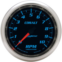 Auto Meter Gauge Cobalt Tachometer 3 3/8 in. 0-10K RPM In-Dash Analog Each AMT-6297