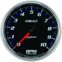 Auto Meter Gauge Cobalt Tachometer 5 in. 0-10K RPM In-Dash Each AMT-6298
