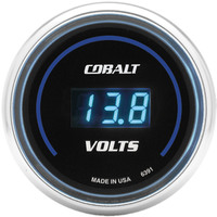 Auto Meter Gauge Cobalt STEREO VOLTAGE 2 1/16 in. 19V Digital  AMT-6391