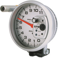 Auto Meter Gauge Ultra-Lite Tachometer 5 in. 0-11k RPM Pedestal w/ Quick Lite W/Peak Memory Analog Each AMT-6858