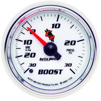 Auto Meter Gauge C2 Vacuum/Boost 2 1/16 in. 30 in. Hg/30psi Mechanical Each AMT-7103