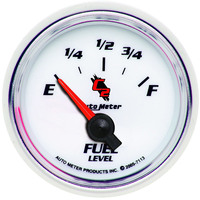 Auto Meter Gauge C2 Fuel Level 2 1/16 in. 0-90 Ohms Electrical Analog Each AMT-7113